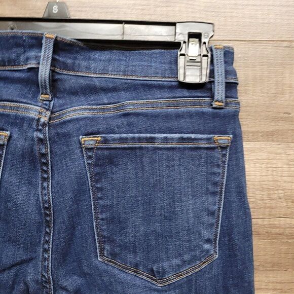 Frame Le Skinny De Jeanne Blue Dublin Wash Womens Size 26 Stretch Denim Casual - Picture 10 of 16